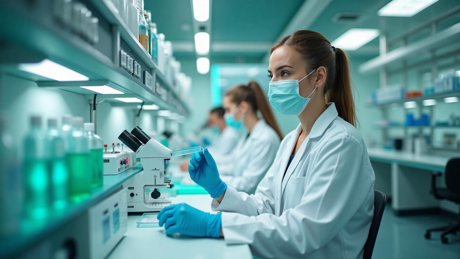 Medical research laboratory